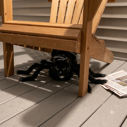 Halloween Spider Costume for Cats – Funny Spooky Pet outfit