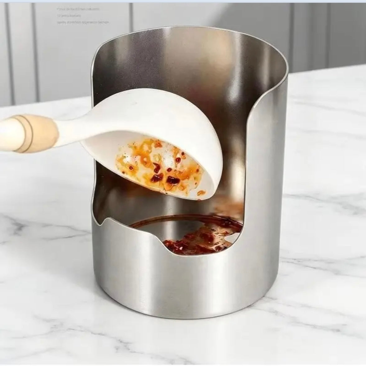 2 in 1 stainless steel spoon lid holder